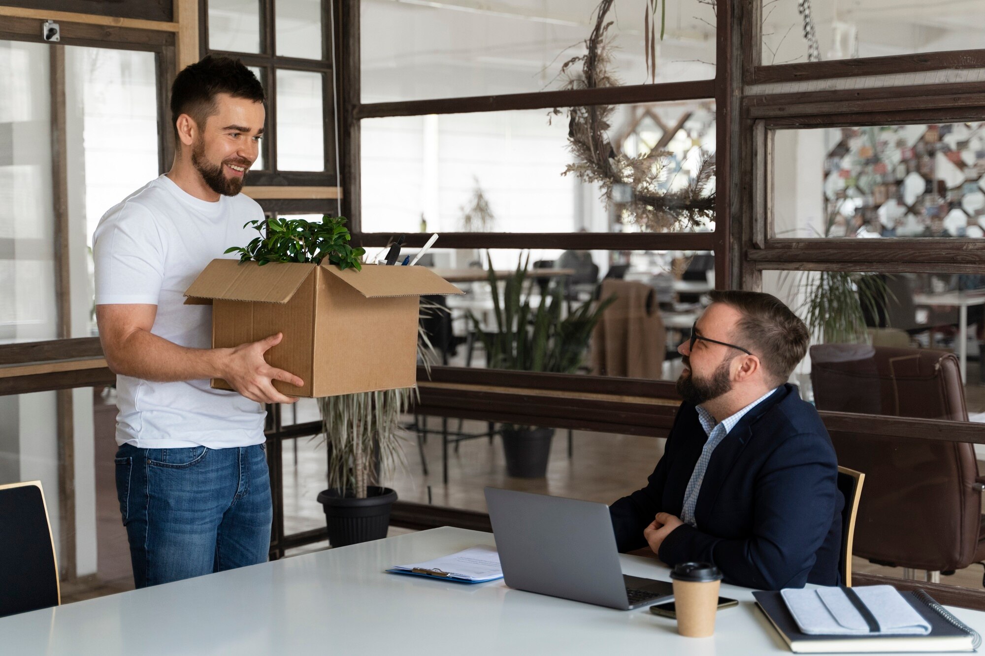 Business professional presenting information to office colleagues